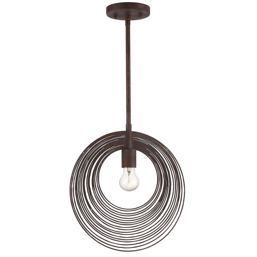 ##Antique Hardware## Doral 1 Light Forged Bronze Pendant