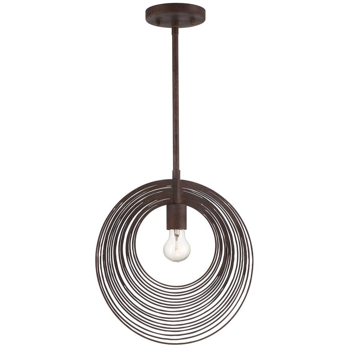 ##Antique Hardware## Doral 1 Light Forged Bronze Pendant