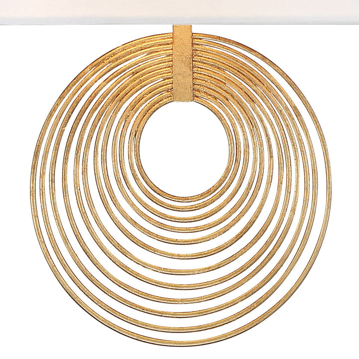 ##Antique Hardware## Doral 2 Light Renaissance Gold Sconce