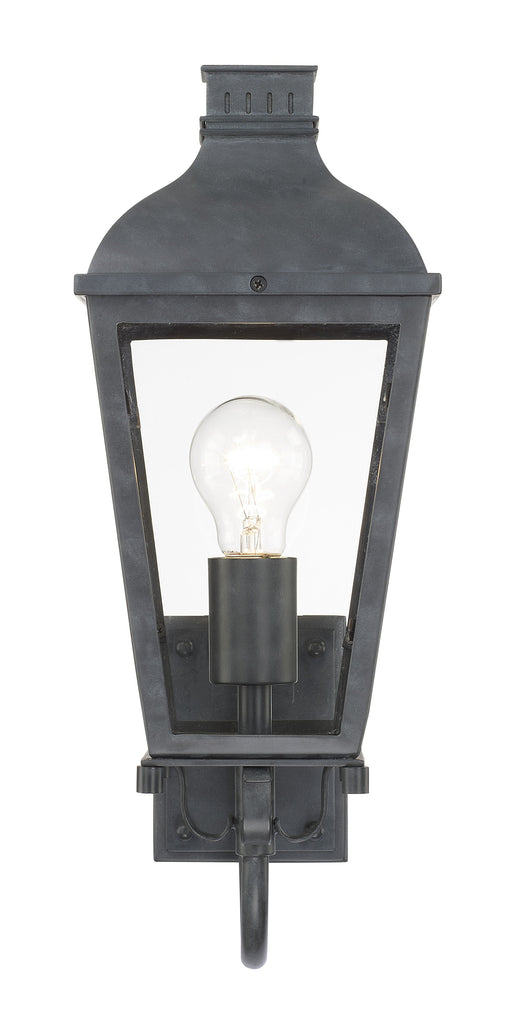 ##Antique Hardware## Dumont 1 Light Graphite Outdoor Sconce