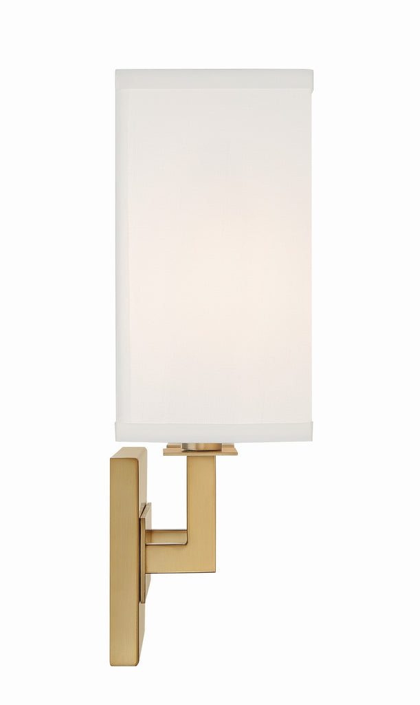 ##Antique Hardware## Durham 2 Light Vibrant Gold Sconce