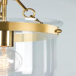##Antique Hardware## Dunbar Semi Flush