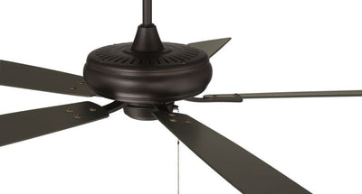 ##Antique Hardware## 52" Eos in Espresso w/ Espresso/Walnut Blades