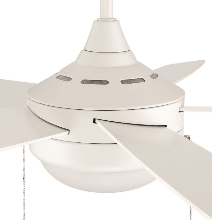 ##Antique Hardware## 52" Phaze Energy Star 5 in White w/ White Blades