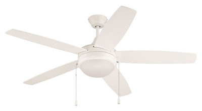 ##Antique Hardware## 52" Phaze Energy Star 5 in White w/ White Blades