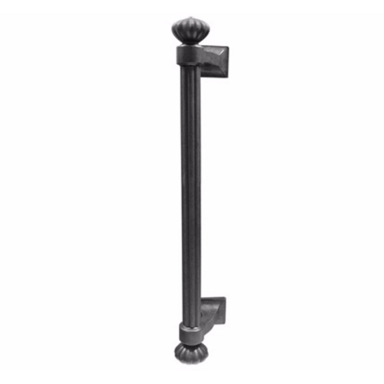 Antique Hardware 11 Inch Tuscany Bronze Column Pull FLUSH-PULL-POCKET DOOR