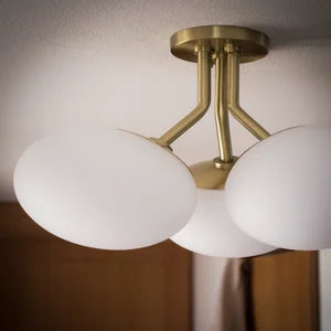 ##Antique Hardware## Estee Semi Flush