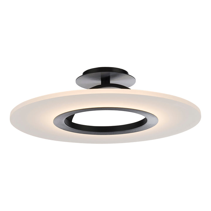##Antique Hardware## Elektron LED Semi-Flush Mount
