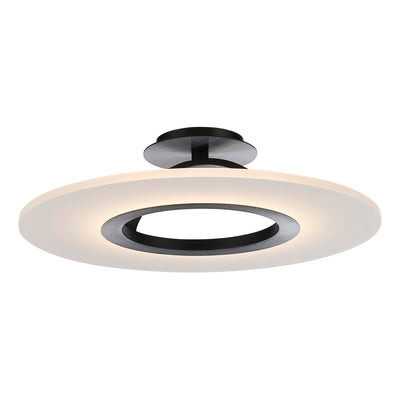##Antique Hardware## Elektron LED Semi-Flush Mount