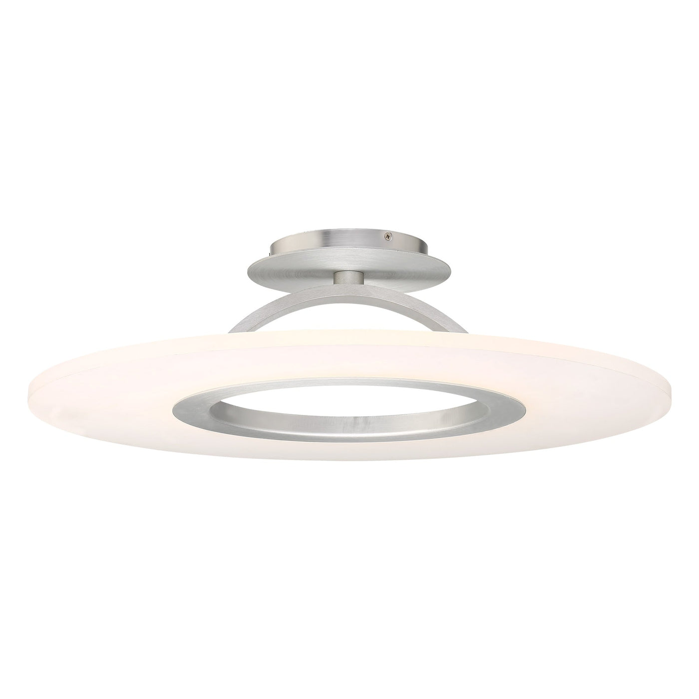##Antique Hardware## Elektron LED Semi-Flush Mount