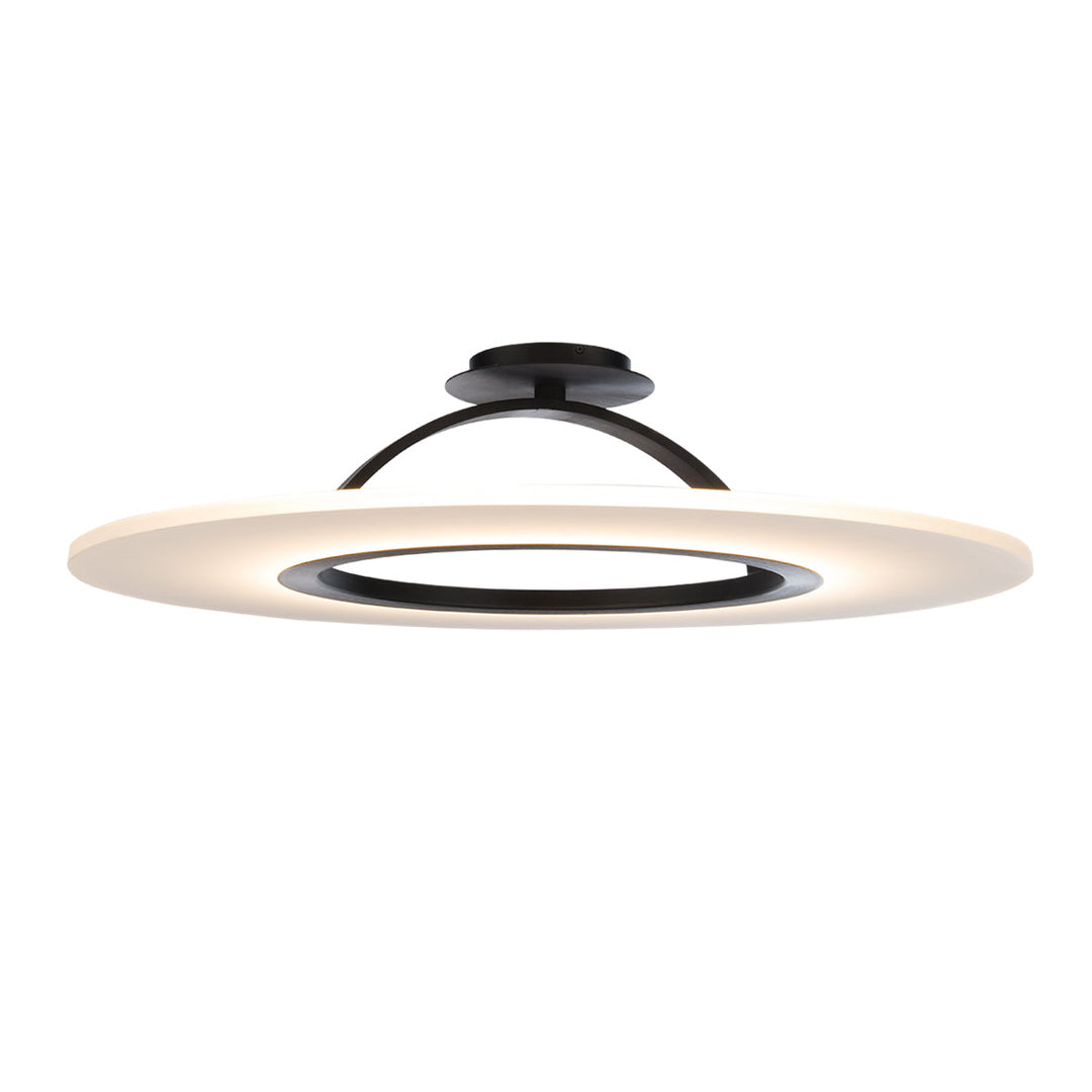 ##Antique Hardware## Elektron LED Semi-Flush Mount