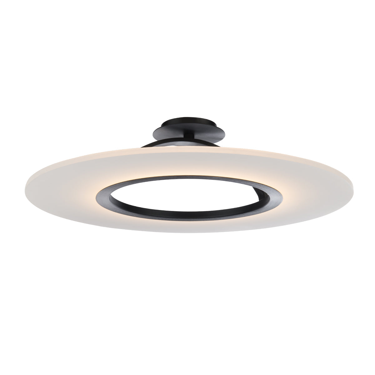 ##Antique Hardware## Elektron LED Semi-Flush Mount