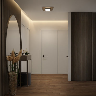 ##Antique Hardware## Double Decker LED Flush Mount
