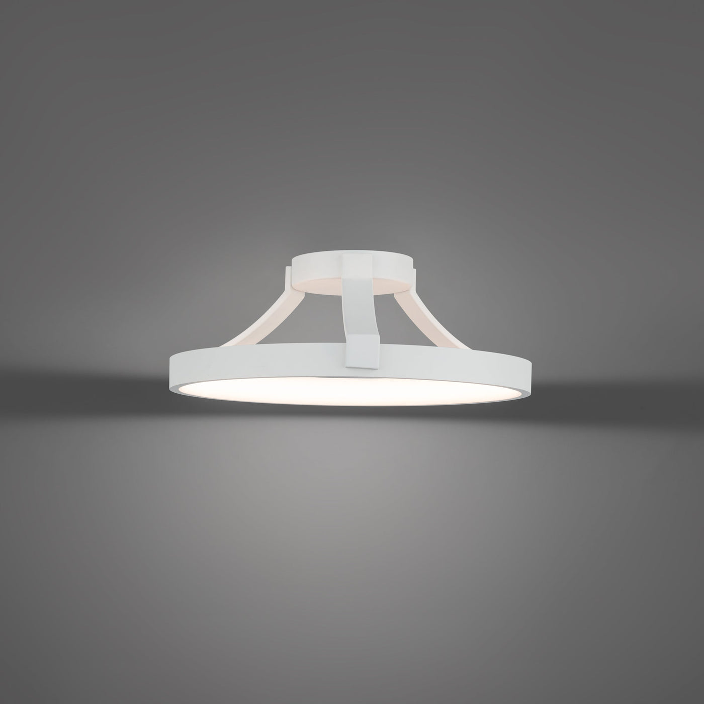 ##Antique Hardware## Chaucer LED Semi-Flush Mount