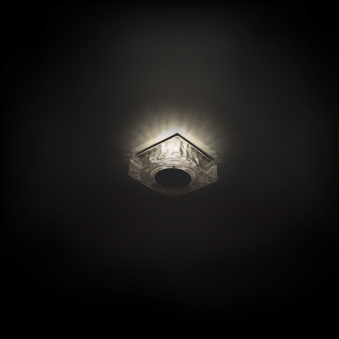 ##Antique Hardware## Cuboid LED Outdoor Flush Mount