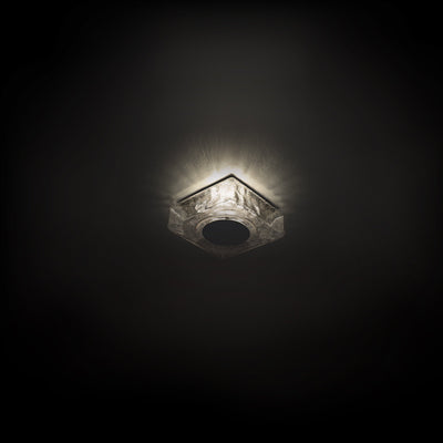 ##Antique Hardware## Cuboid LED Outdoor Flush Mount