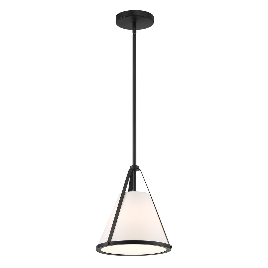 ##Antique Hardware## Fulton 1 Light Black Pendant