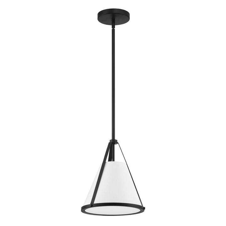 ##Antique Hardware## Fulton 1 Light Black Pendant