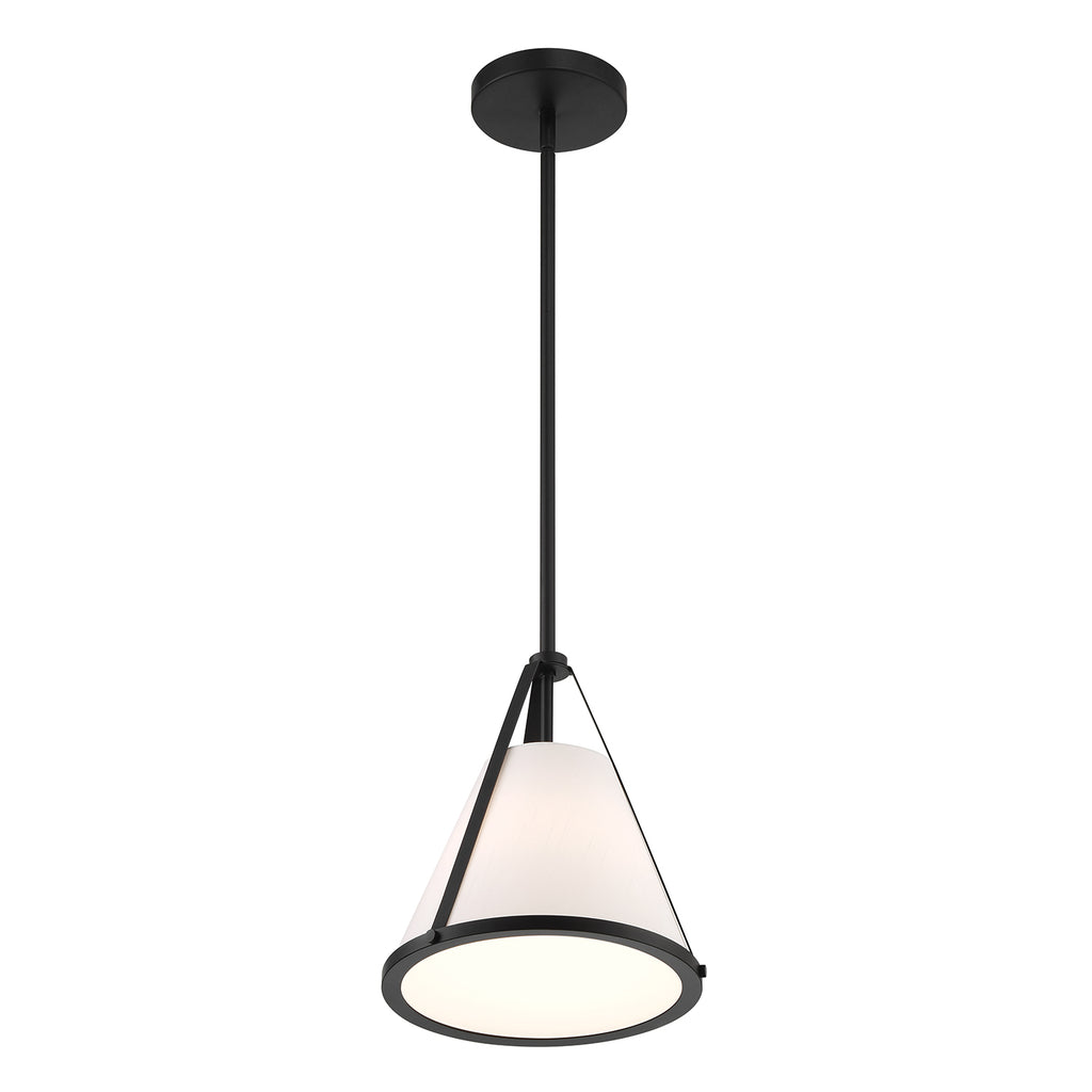 ##Antique Hardware## Fulton 1 Light Black Pendant