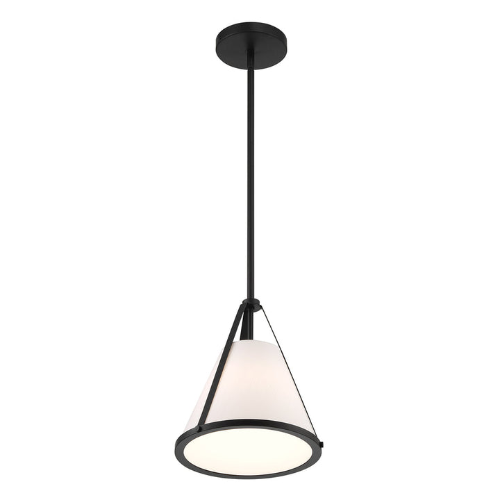 ##Antique Hardware## Fulton 1 Light Black Pendant