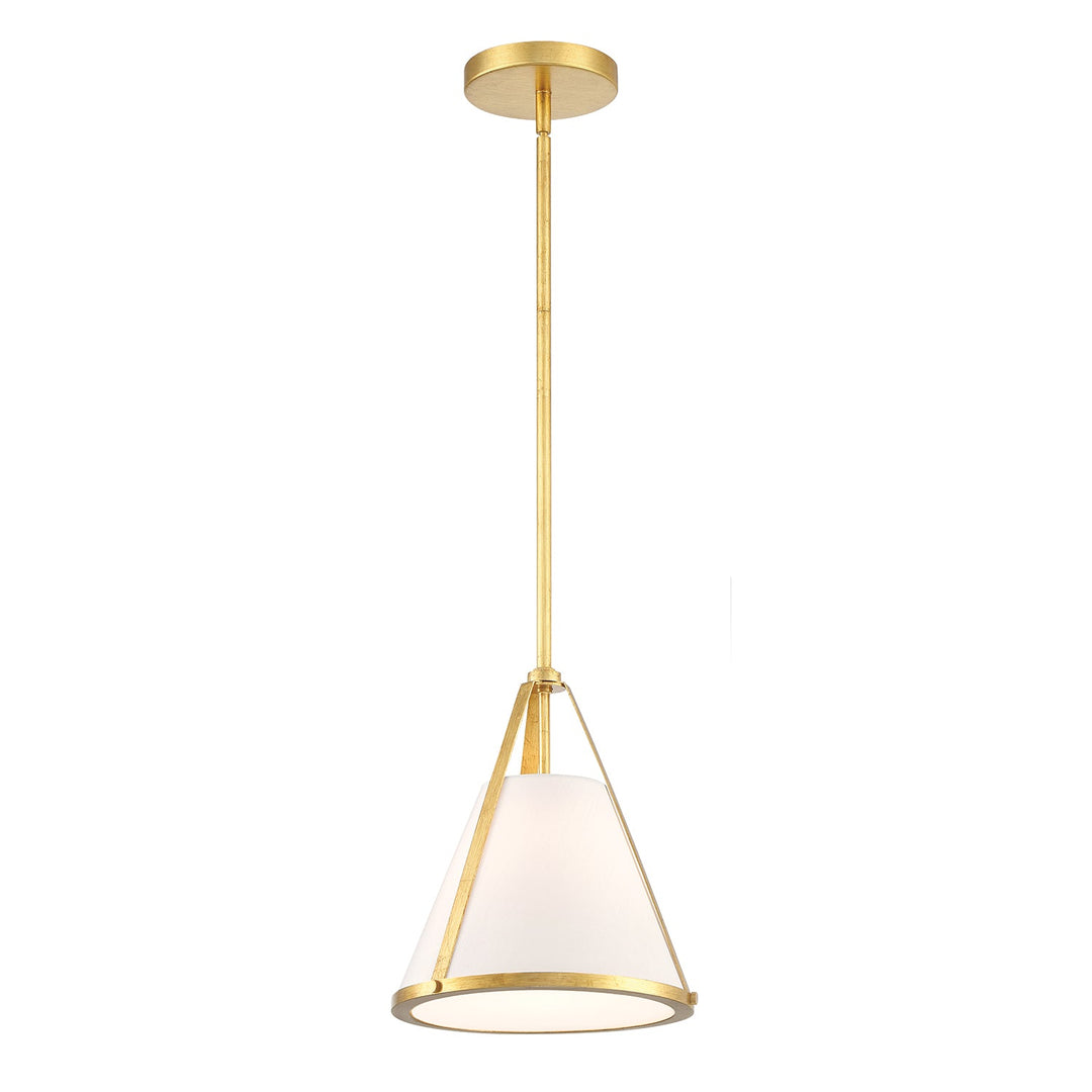 ##Antique Hardware## Fulton 1 Light Antique Gold Pendant