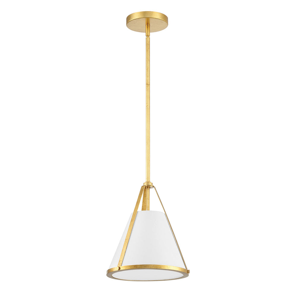##Antique Hardware## Fulton 1 Light Antique Gold Pendant