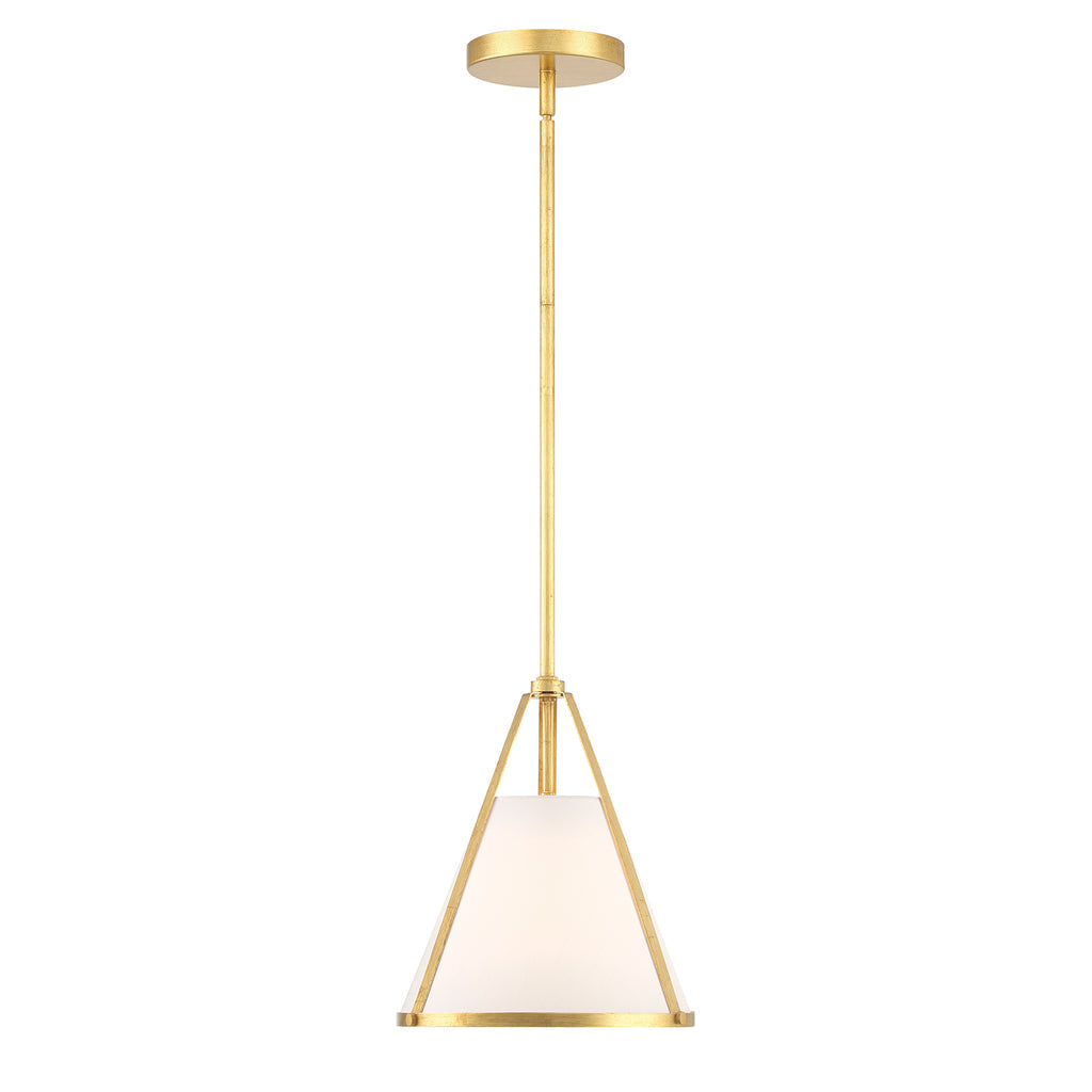 ##Antique Hardware## Fulton 1 Light Antique Gold Pendant
