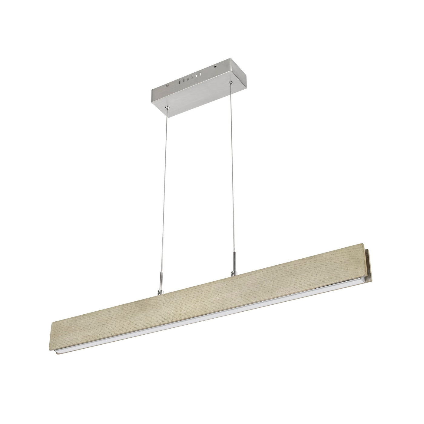 ##Antique Hardware## COLMAR INTEGRATED LED RUBBER WOOD CEILING ISLAND LIGHT WITH ADJUSTABLE STEEL BRAIDED CABLE.18W, 1400 LUMEN, 3000K