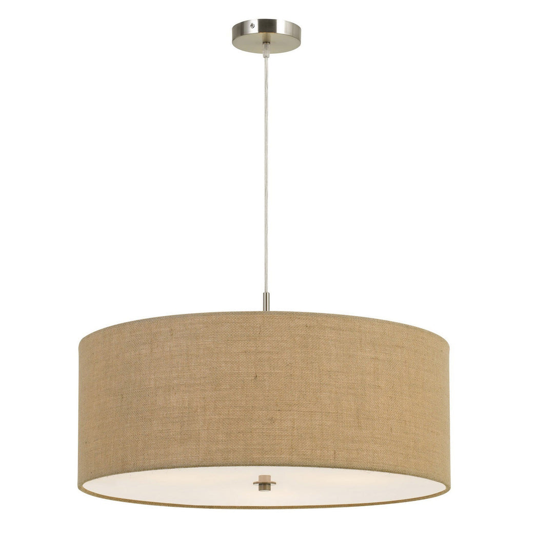 ##Antique Hardware## 60W X 3 ADDISON DRUM PENDANT FIXTURE. DIA:24"