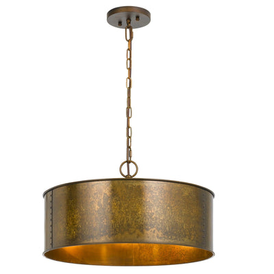 ##Antique Hardware## 60W X 3 ROCHEFORT METAL 3 LIGHT CHANDELIER