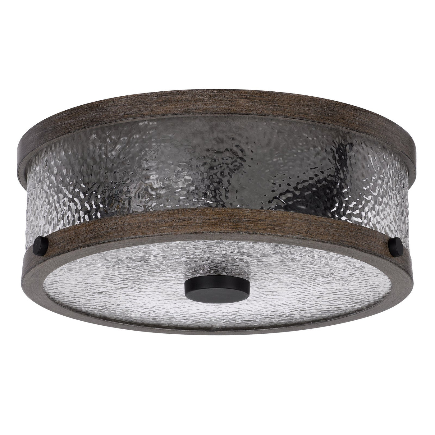 Antique Hardware 60W X 3 MATEO METAL/GLASS SEMI FLUSH MOUNT FIXTURE Semi Flush