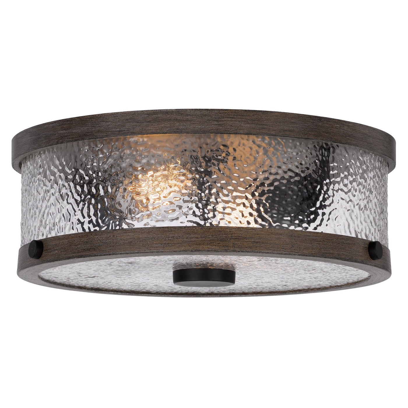 Antique Hardware 60W X 3 MATEO METAL/GLASS SEMI FLUSH MOUNT FIXTURE Semi Flush