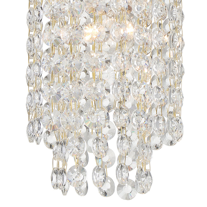 ##Antique Hardware## Gabrielle 1 Light Antique Gold Mini Pendant