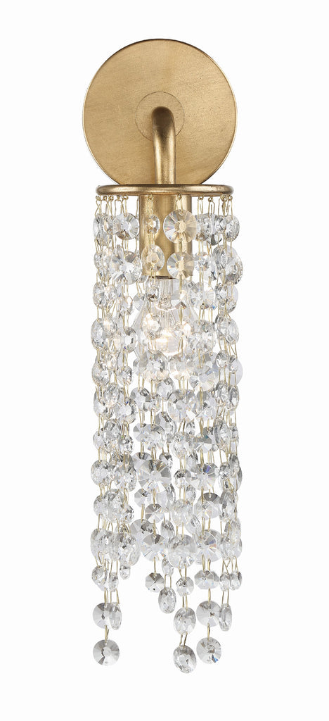 ##Antique Hardware## Gabrielle 1 Light Antique Gold Sconce