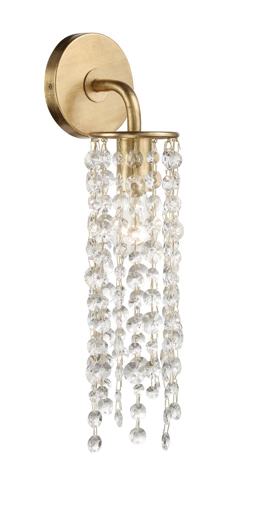 ##Antique Hardware## Gabrielle 1 Light Antique Gold Sconce