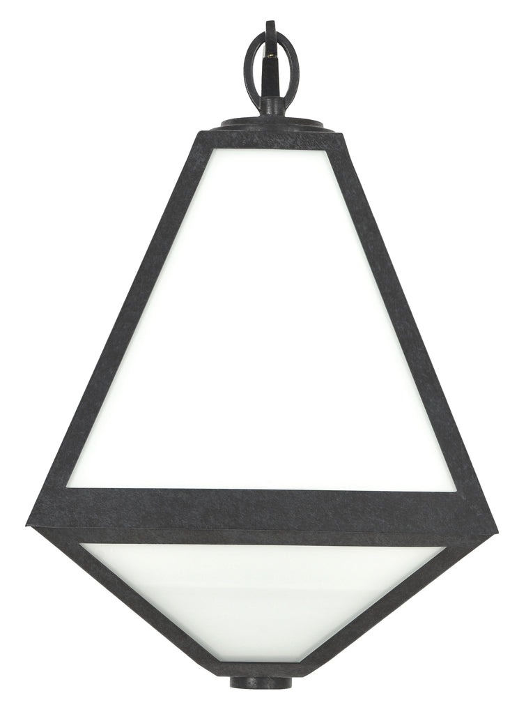 ##Antique Hardware## Brian Patrick Flynn Glacier 1 Light Black Charcoal Outdoor Sconce