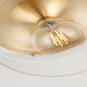 ##Antique Hardware## Grace Flush Mount