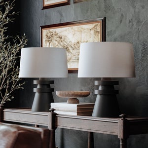 ##Antique Hardware## Grover Table Lamp