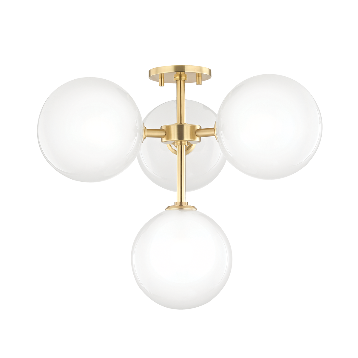 ##Antique Hardware## Ashleigh Semi Flush