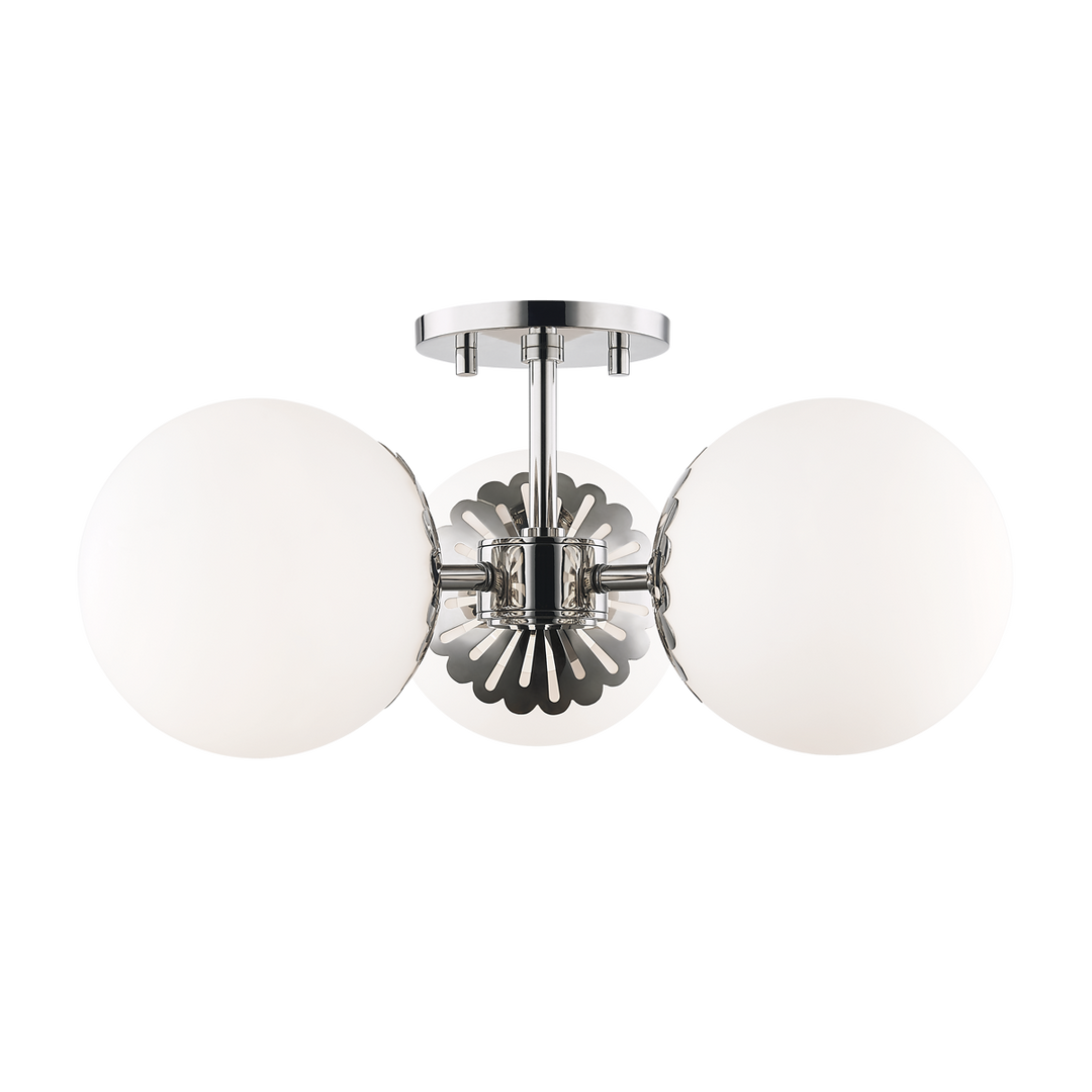 ##Antique Hardware## Paige Semi Flush