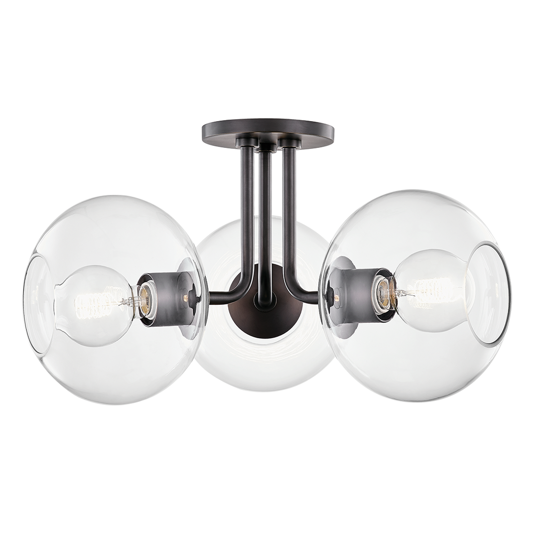 ##Antique Hardware## Margot Semi Flush