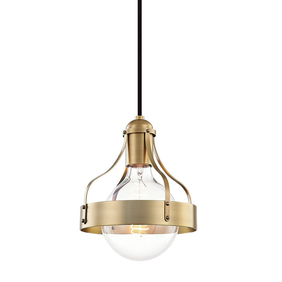##Antique Hardware## Violet Pendant