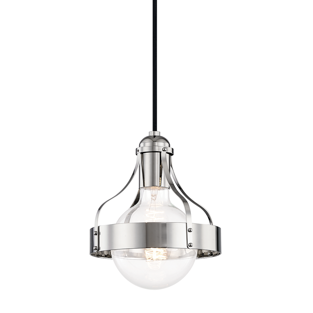 ##Antique Hardware## Violet Pendant