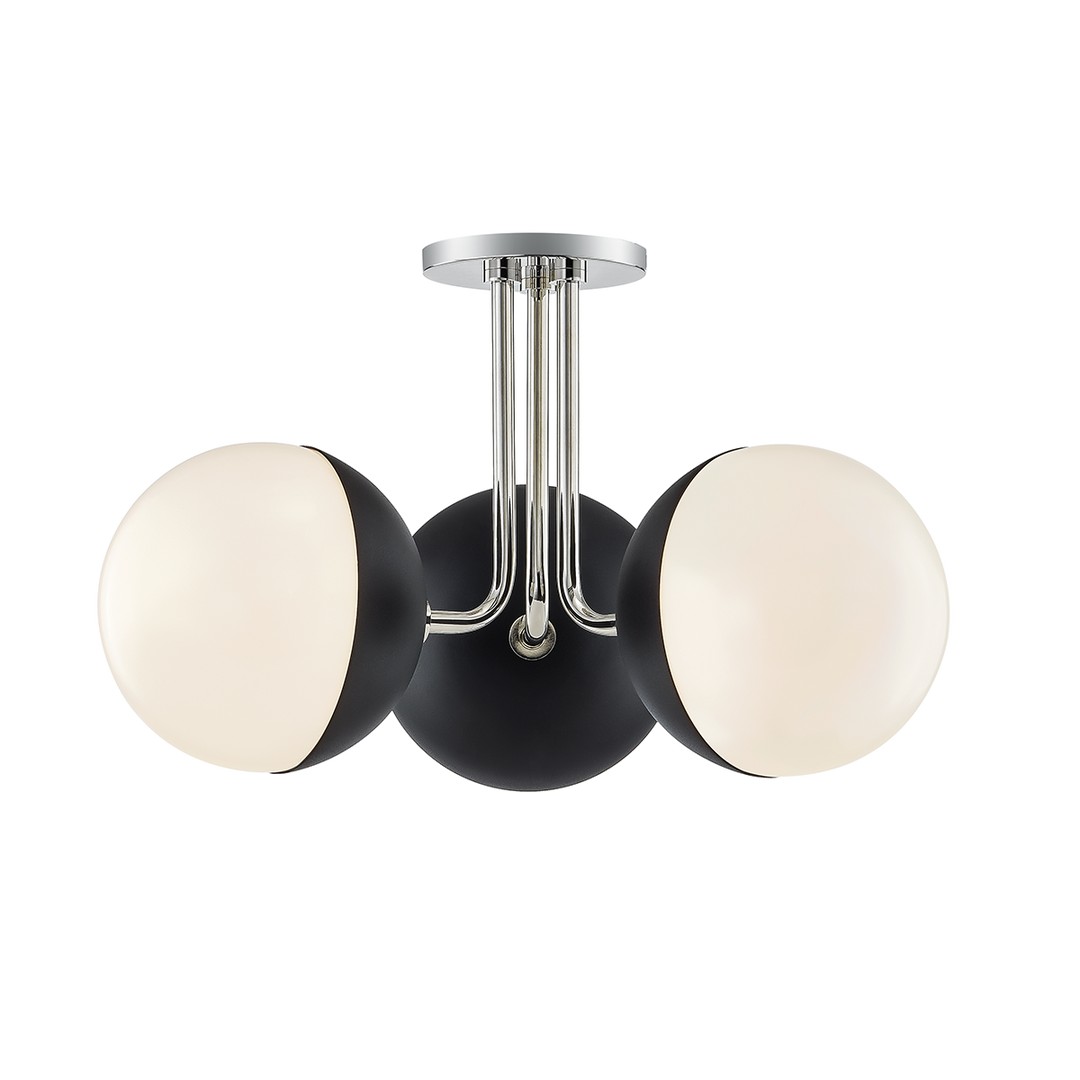 ##Antique Hardware## Renee Semi Flush