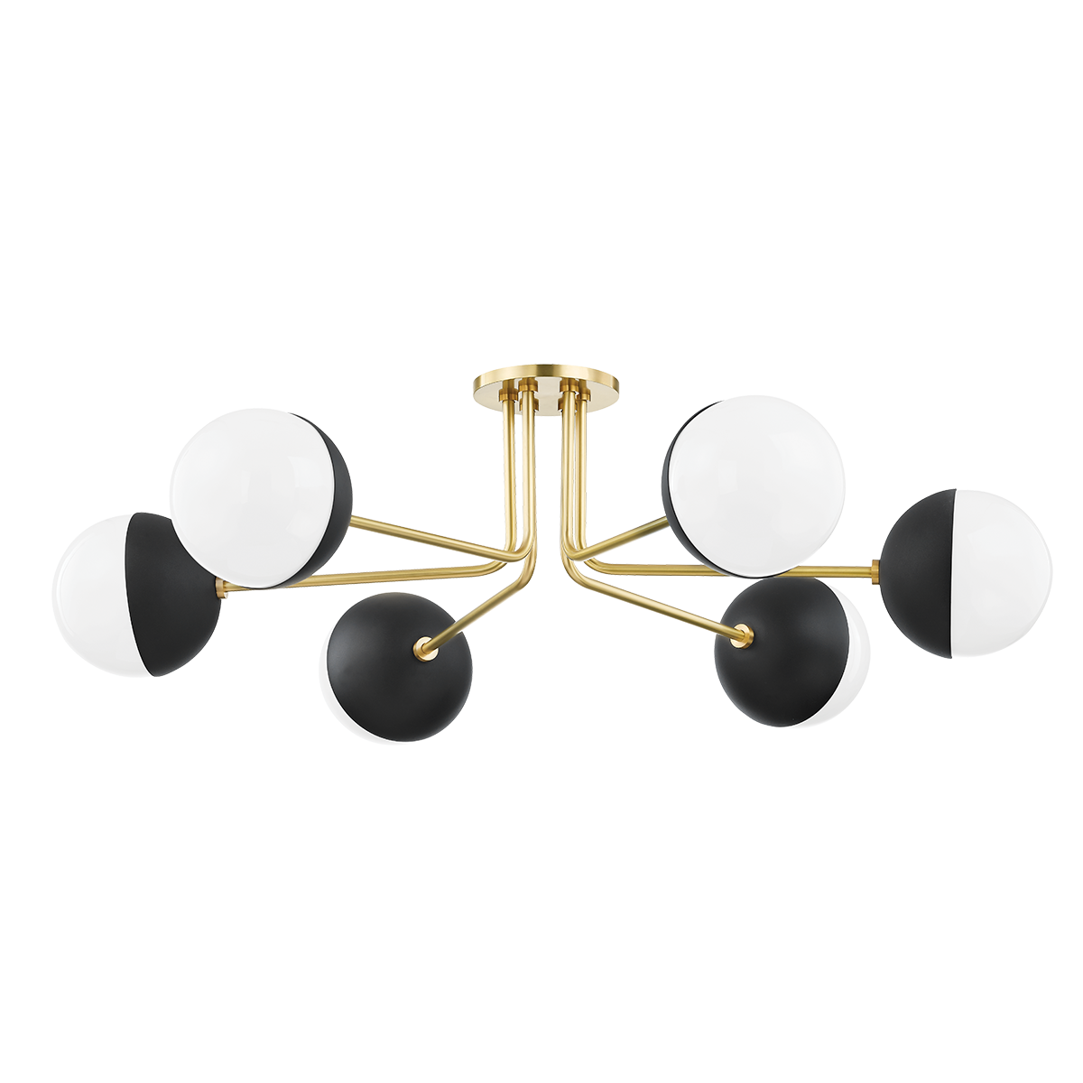 ##Antique Hardware## Renee Semi Flush