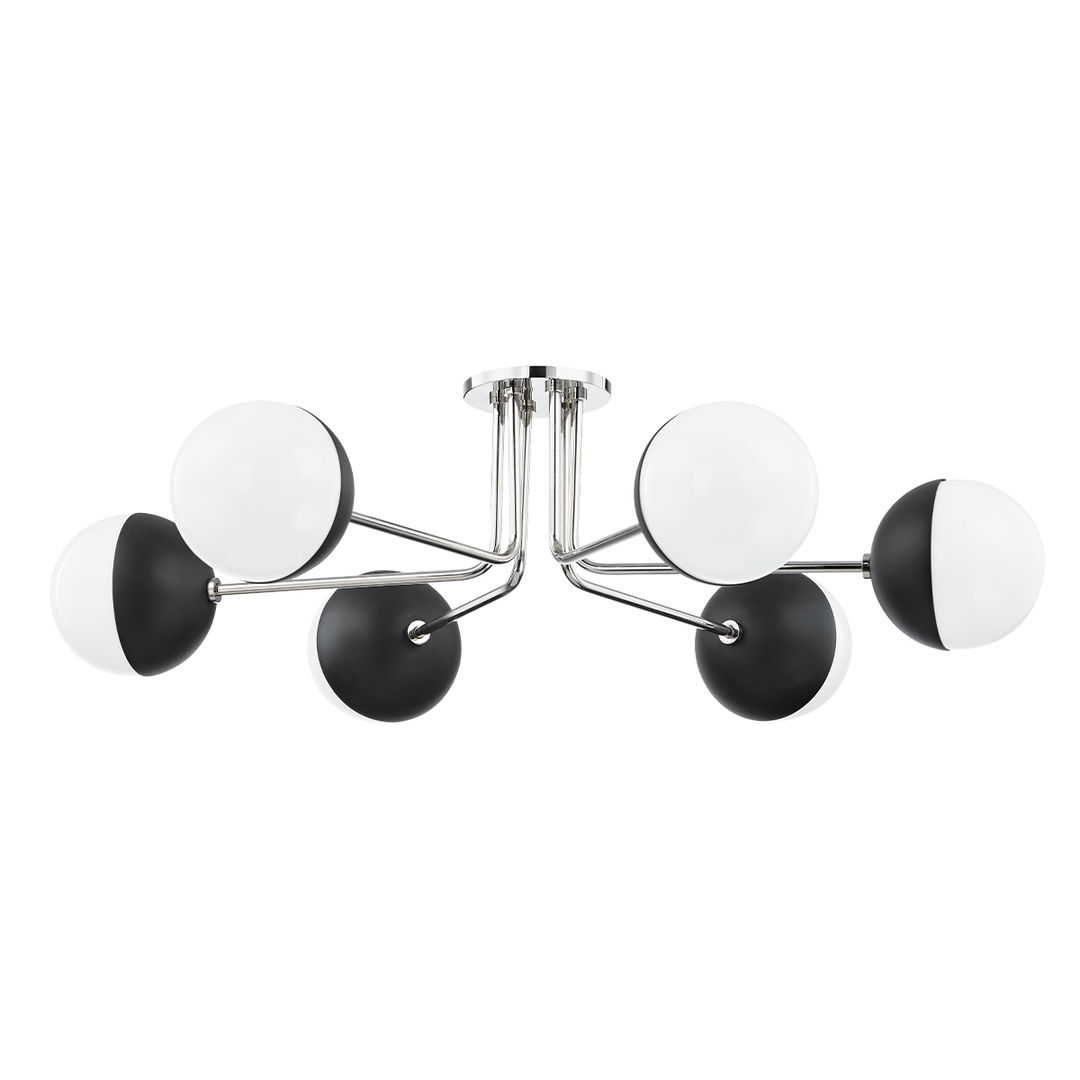 ##Antique Hardware## Renee Semi Flush