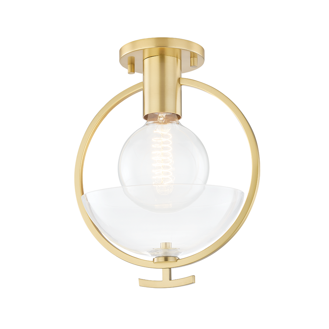 ##Antique Hardware## Ringo Semi Flush