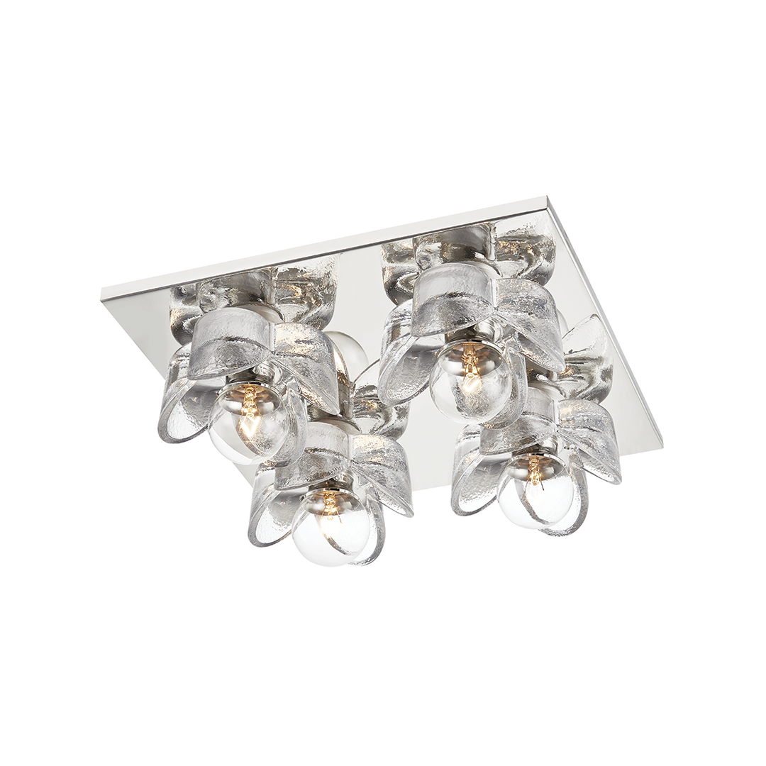 ##Antique Hardware## Shea Flush Mount