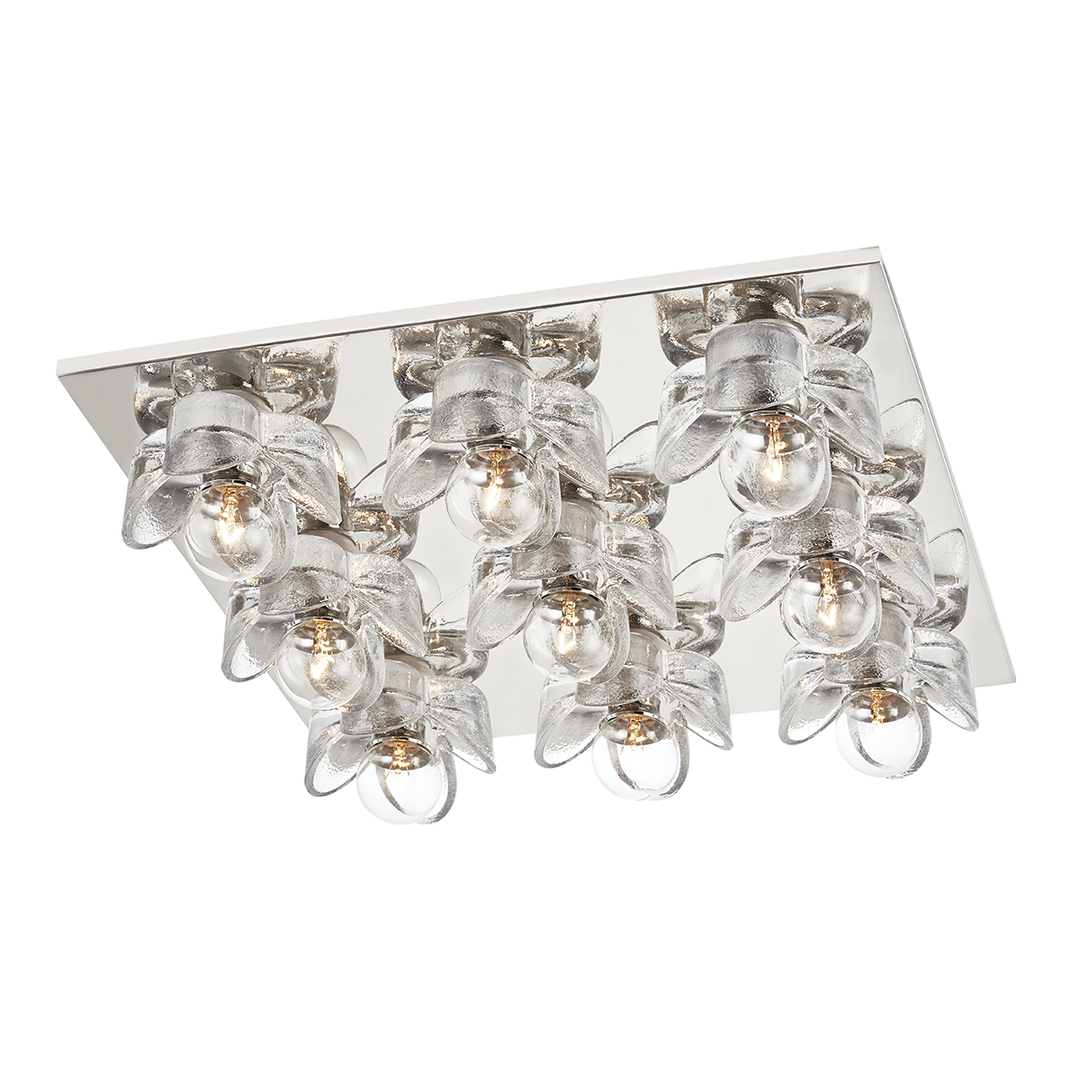 ##Antique Hardware## Shea Flush Mount