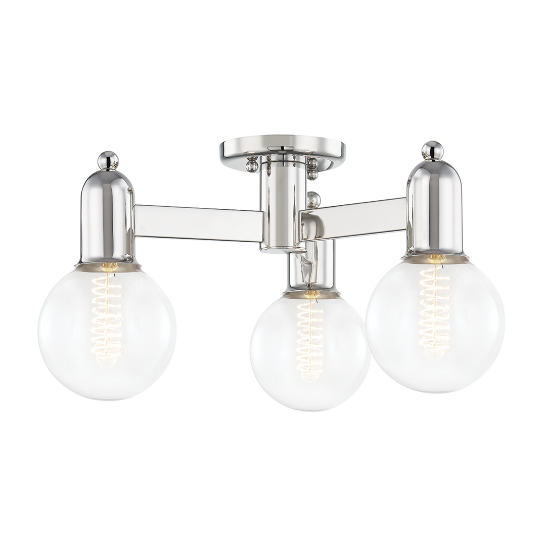 ##Antique Hardware## Bryce Semi Flush